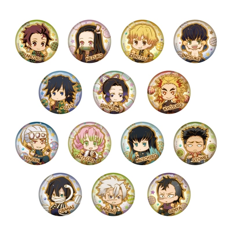 March Monster Demon Slayer - Cookie Chibi Can Badge Surprise Vol.3 Kawaii Gifts 4580560326483