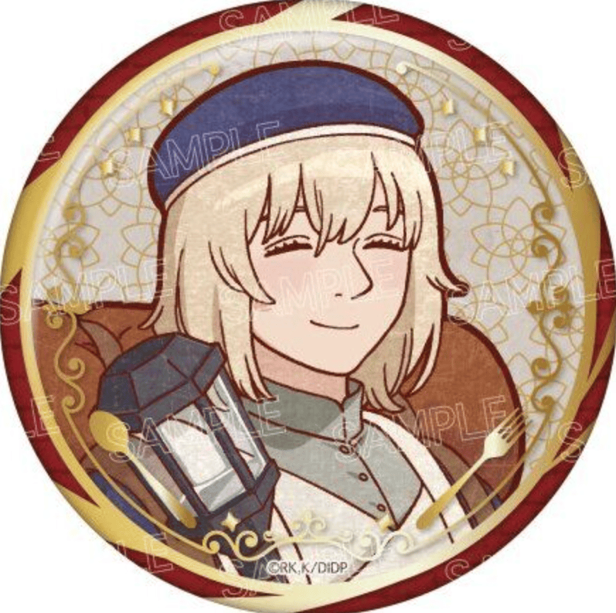March Monster Dungeon Meshi - Retro Hot-Stamped Can Badge Falin Kawaii Gifts 4580722005317