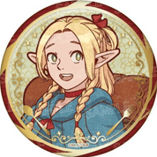 March Monster Dungeon Meshi - Retro Hot-Stamped Can Badge Marcille Kawaii Gifts 4580722005270