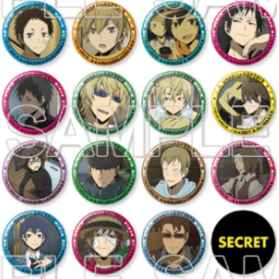 March Monster Durarara 20th Anniversary Can Badge Surprise Kawaii Gifts 4942330264799
