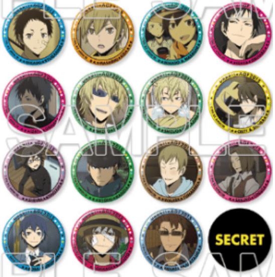 March Monster Durarara 20th Anniversary Can Badge Surprise Kawaii Gifts 4942330264799