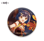 March Monster Genshin Impact - Character Can Badge Series Xiangling Kawaii Gifts 6975628244928