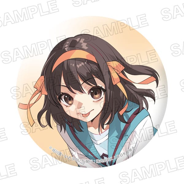 March Monster Haruhi Suzumiya Light Novel Expo 2025 Glitter Can Badge Kawaii Gifts 4550687099973