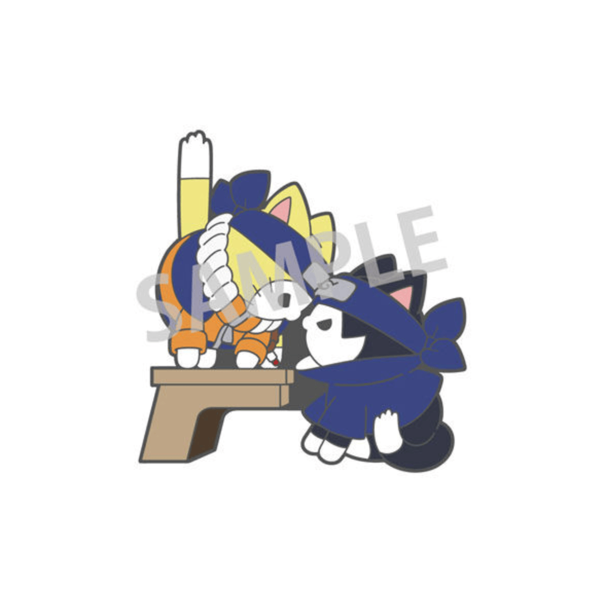 March Monster Mega Cat Project Nyaruto! Pin Naruto & Sasuke Kawaii Gifts 4535123841330
