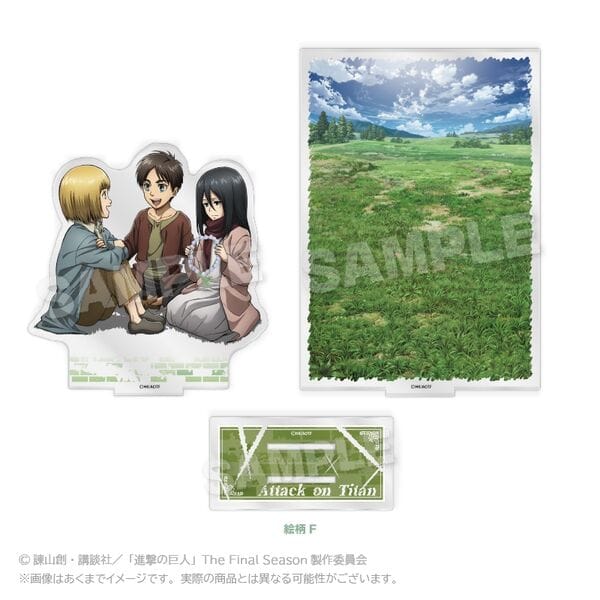 March Monster Attack On Titan Childhood Scene Acrylic Stand Kawaii Gifts 4571604644977