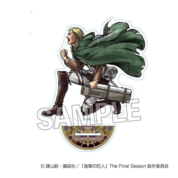March Monster Attack On Titan Unleashed!! Acrylic Stand Erwin Kawaii Gifts 4573641315520