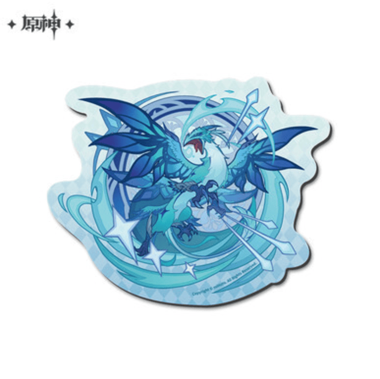 March Monster Genshin Impact - Windblume's Breath Stormterror Dvalin Mousepad Kawaii Gifts 6976068144786