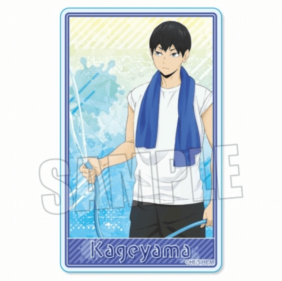 March Monster Haikyu!! Acrylic Character Card Pool Cleaning Ver. Tobio Kageyama Kawaii Gifts 4522776237245