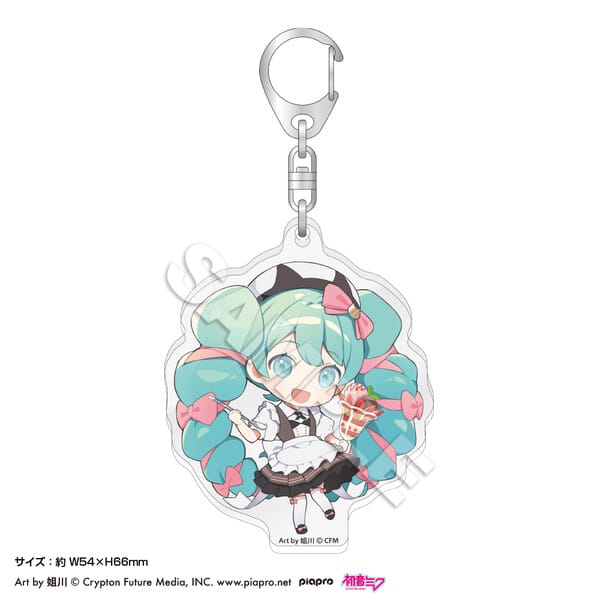 March Monster Hatsune Miku Big Sweets Acrylic Keychain Hatsune Miku Kawaii Gifts 4582650015208