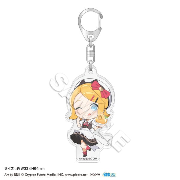 March Monster Hatsune Miku Big Sweets Acrylic Keychain Kagemine Rin Kawaii Gifts 4582650015215