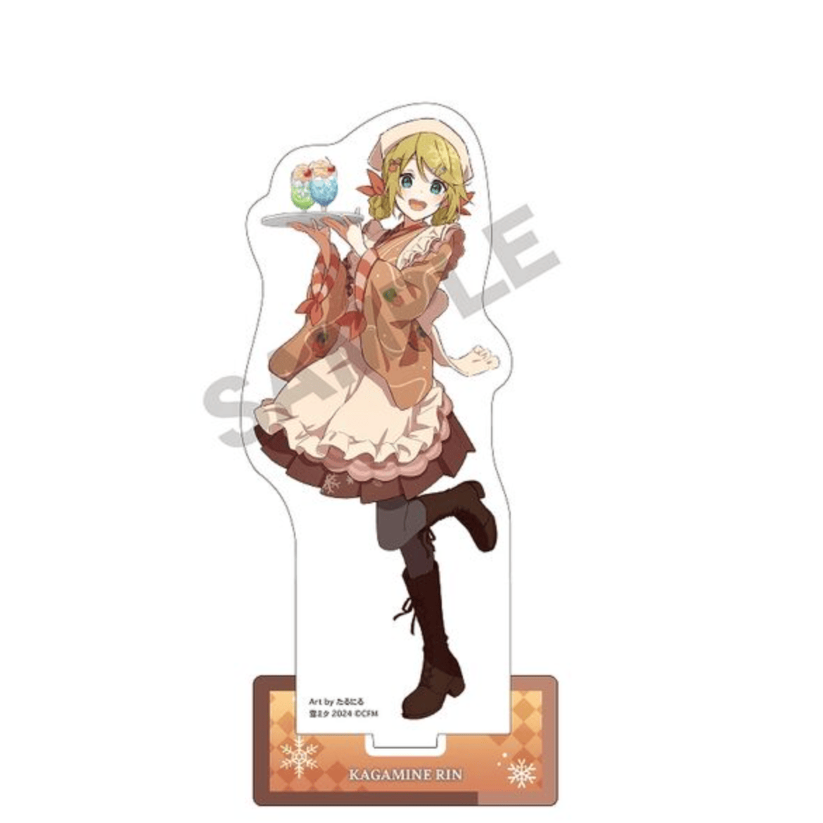 March Monster Hatsune Miku Snow Miku 2024 Acrylic Stand Rin Kagemine Kawaii Gifts 4550451201298