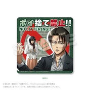 March Monster Attack On Titan Warning Sticker No Littering Kawaii Gifts 4571604645035