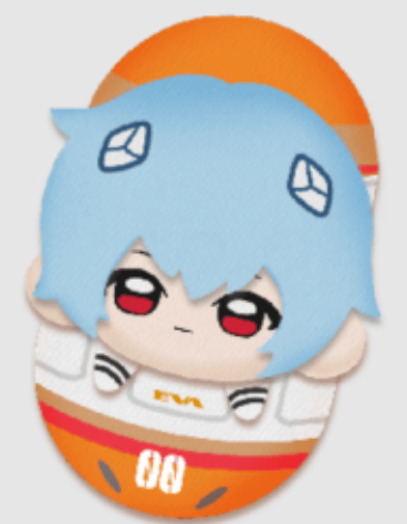 March Monster EVANGELION: Infinity Eva Pod Mascot Plush Rei Kawaii Gifts 6974201526796
