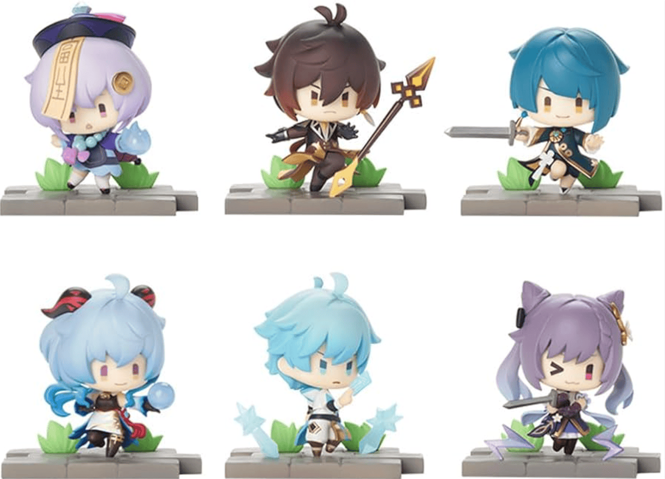 March Monster miHoYo Genshin Impact Battlefield Valor Battle Stance Mystery Figure Liyue Edition Blind Box (Copy) (Copy) Kawaii Gifts