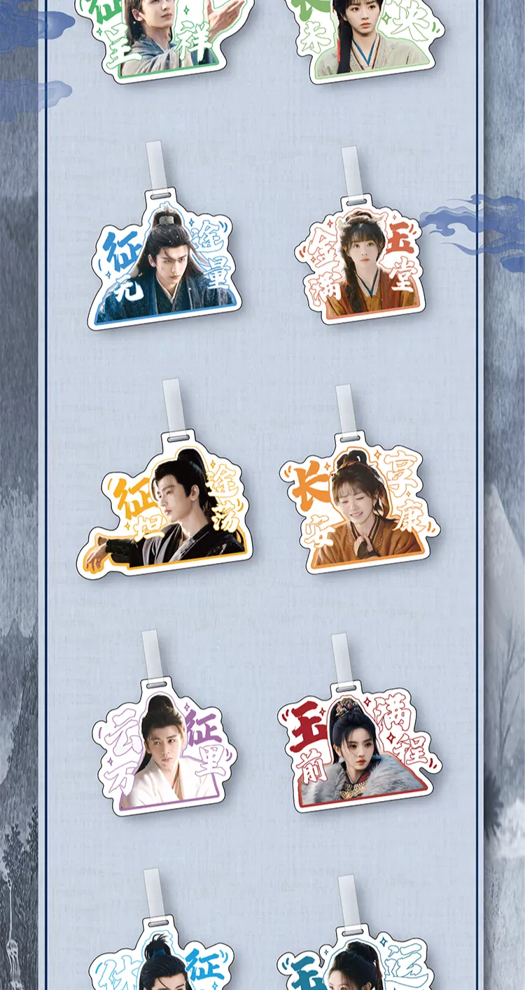 March Monster Pursuit Of Jade Hitcard X Tencent Surprise PVC Luggage Tag Blind Box Kawaii Gifts 6975789304400