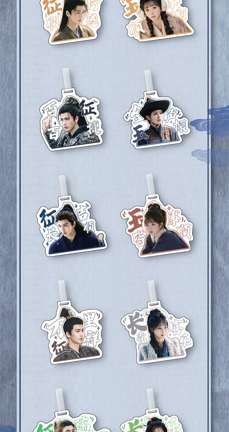 March Monster Pursuit Of Jade Hitcard X Tencent Surprise PVC Luggage Tag Blind Box Kawaii Gifts 6975789304400