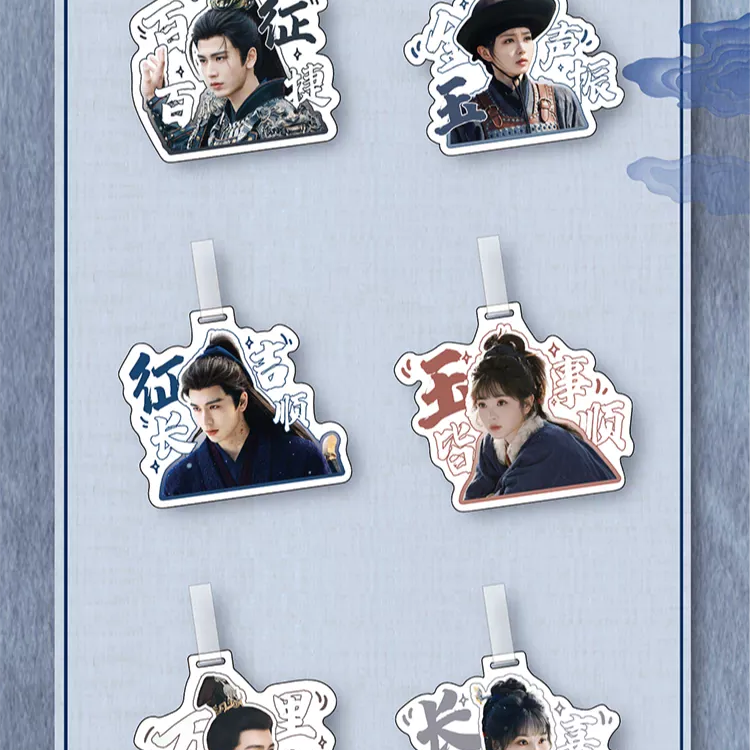 March Monster Pursuit Of Jade Hitcard X Tencent Surprise PVC Luggage Tag Blind Box Kawaii Gifts 6975789304400