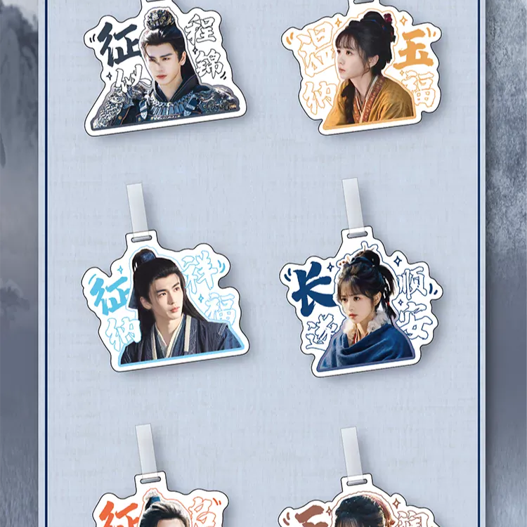 March Monster Pursuit Of Jade Hitcard X Tencent Surprise PVC Luggage Tag Blind Box Kawaii Gifts 6975789304400