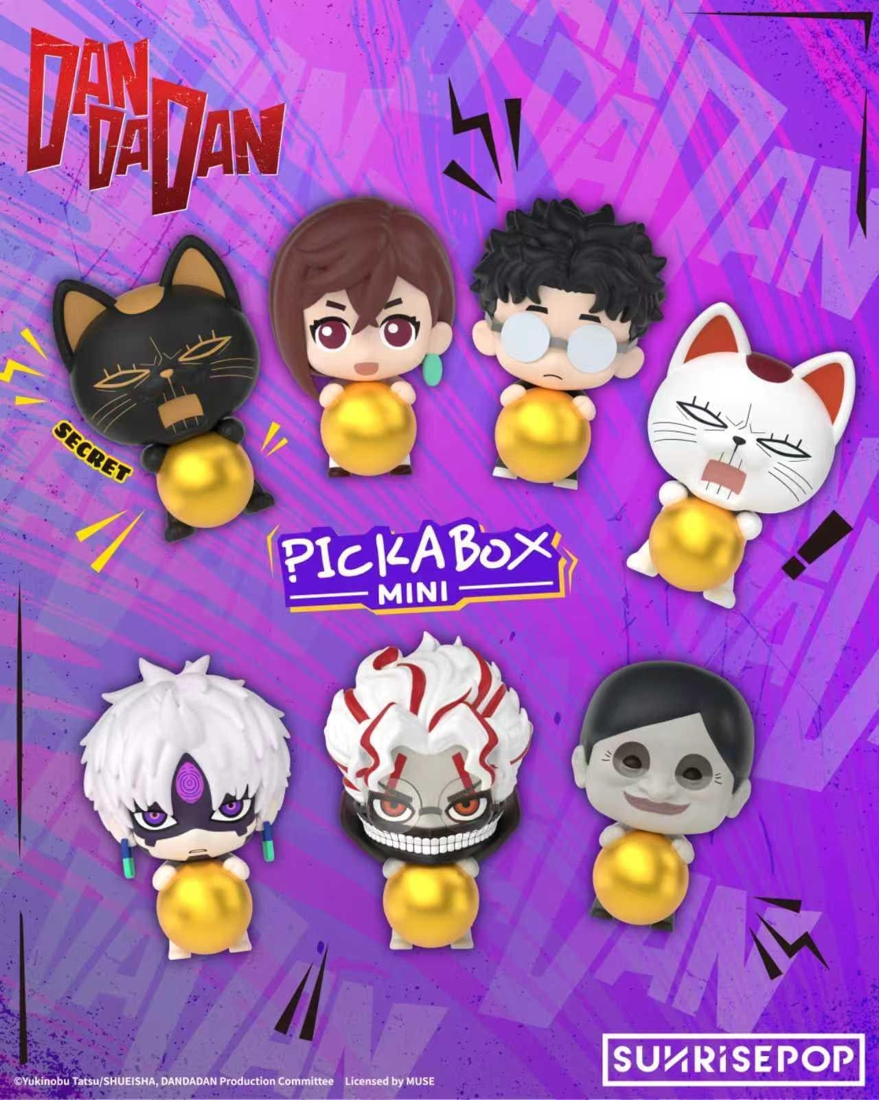 Milestone Dan Da Dan PickABox Mini Surprise Box Figure Kawaii Gifts 4895270810055