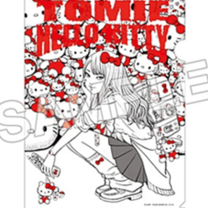 Milestone JUNJI ITO X Sanrio Characters - Hello Kitty X Gyaru Tomie File Folder Kawaii Gifts