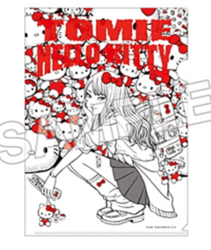 Milestone JUNJI ITO X Sanrio Characters - Hello Kitty X Gyaru Tomie File Folder Kawaii Gifts