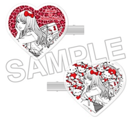 Milestone JUNJI ITO X Sanrio Characters - Hello Kitty X Gyaru Tomie Hair Clips Kawaii Gifts