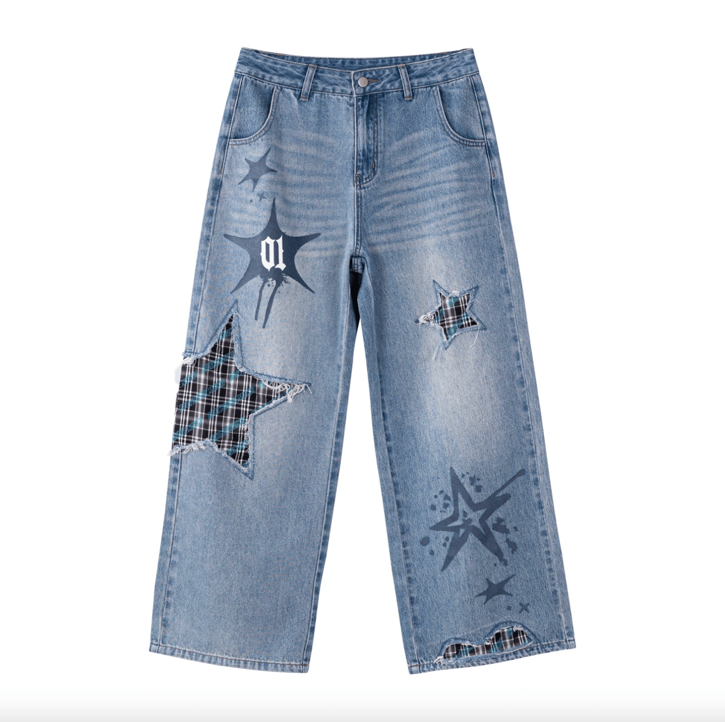 moeyu Hatsune Miku Rock Future Punk Distressed Jeans M Kawaii Gifts 6978216237067