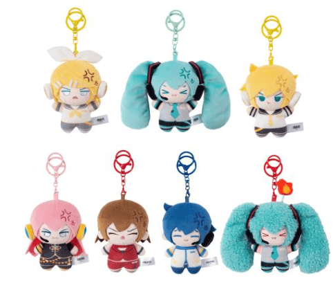 moeyu Hatsune Miku Vocaloid Pouting Series Plush Keychain Surprise Box Kawaii Gifts 6978216233069