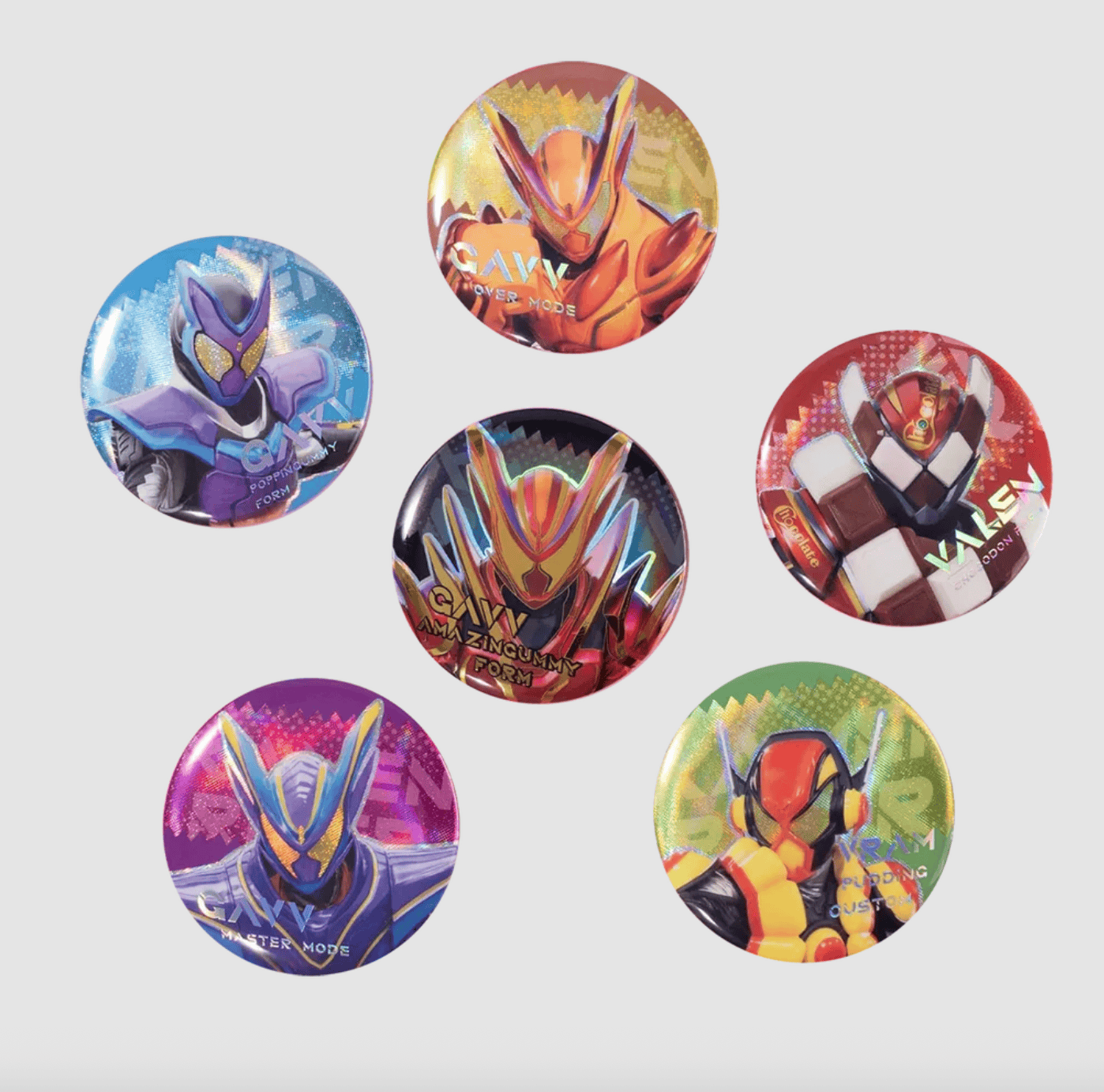 moeyu Kamen Rider Gavv Can Badge Surprise Kawaii Gifts 6978216235278