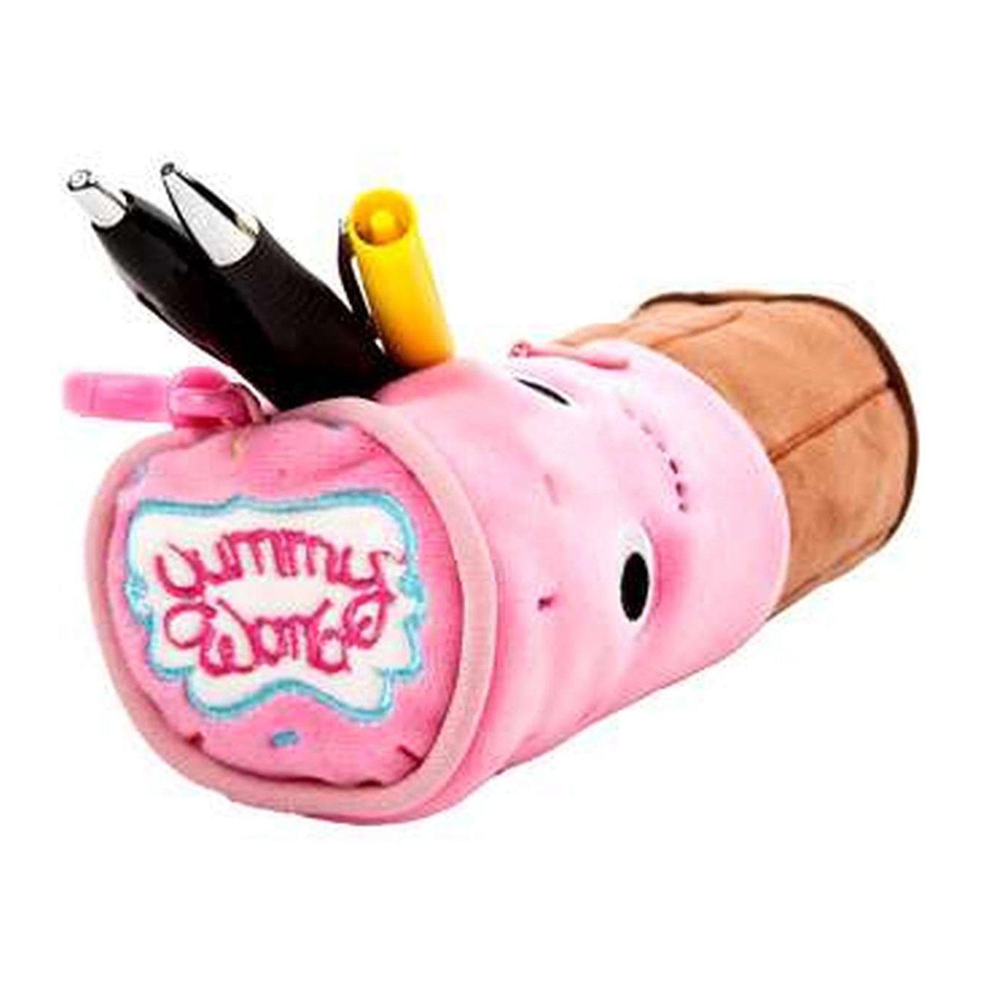 NECA Yummy World Sprinkles Cupcake Plushie Pencil Case with Clip Kawaii Gifts