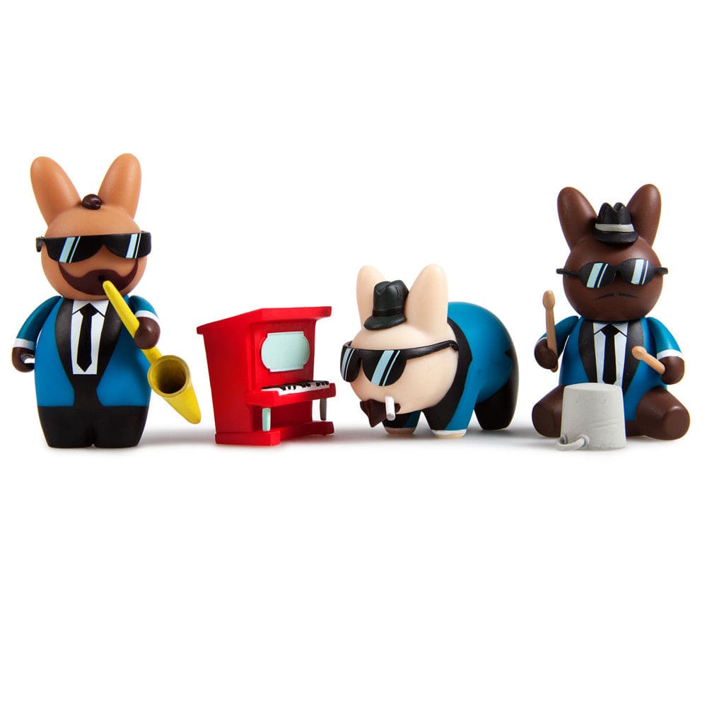 NECA Kidrobot Band Camp Labbit 3" Figure Surprise Box Kawaii Gifts 883975145422