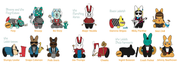 NECA Kidrobot Band Camp Labbit 3" Figure Surprise Box Kawaii Gifts 883975145422
