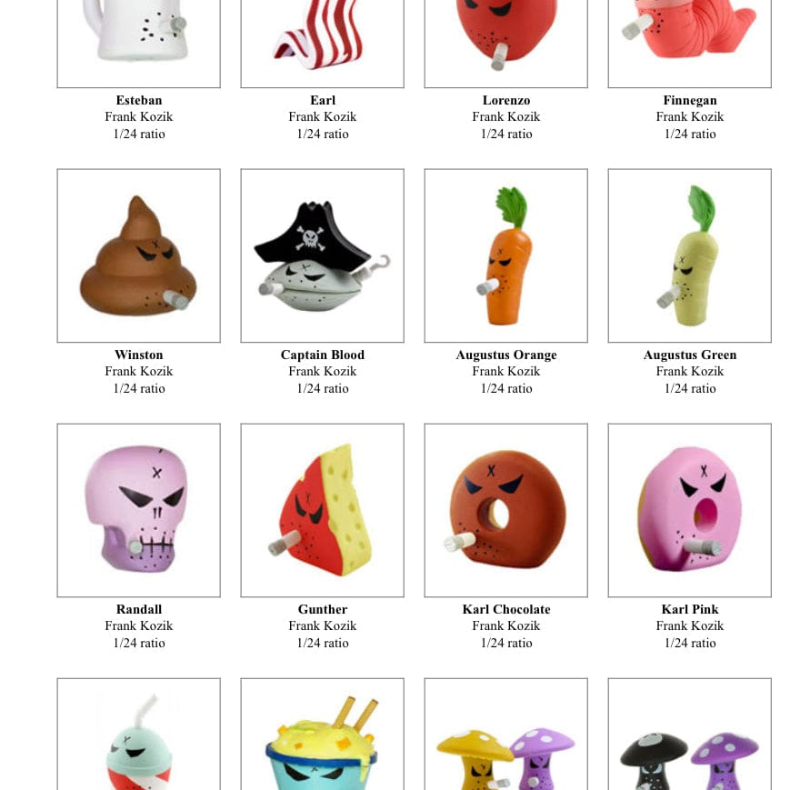 NECA Kidrobot Mongers Menthols Mini Figure Series 2 Blind Box Kawaii Gifts 894292004279