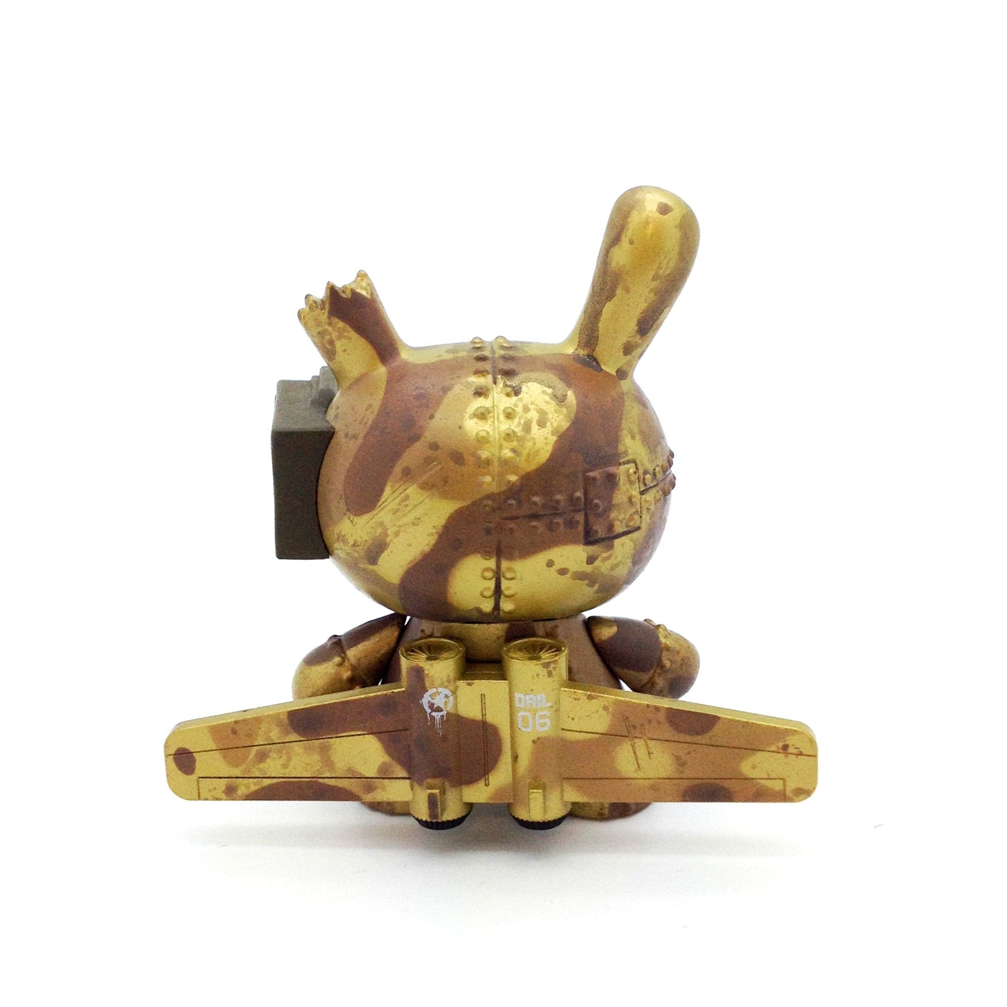 NECA Art of War Dunny DrilOne Gold Camo Tank Destroyer CASE EXCLUSIVE 3" Figure Kawaii Gifts 8839751377885