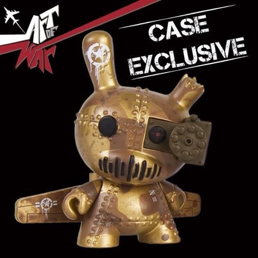 NECA Art of War Dunny DrilOne Gold Camo Tank Destroyer CASE EXCLUSIVE 3" Figure Kawaii Gifts 8839751377885