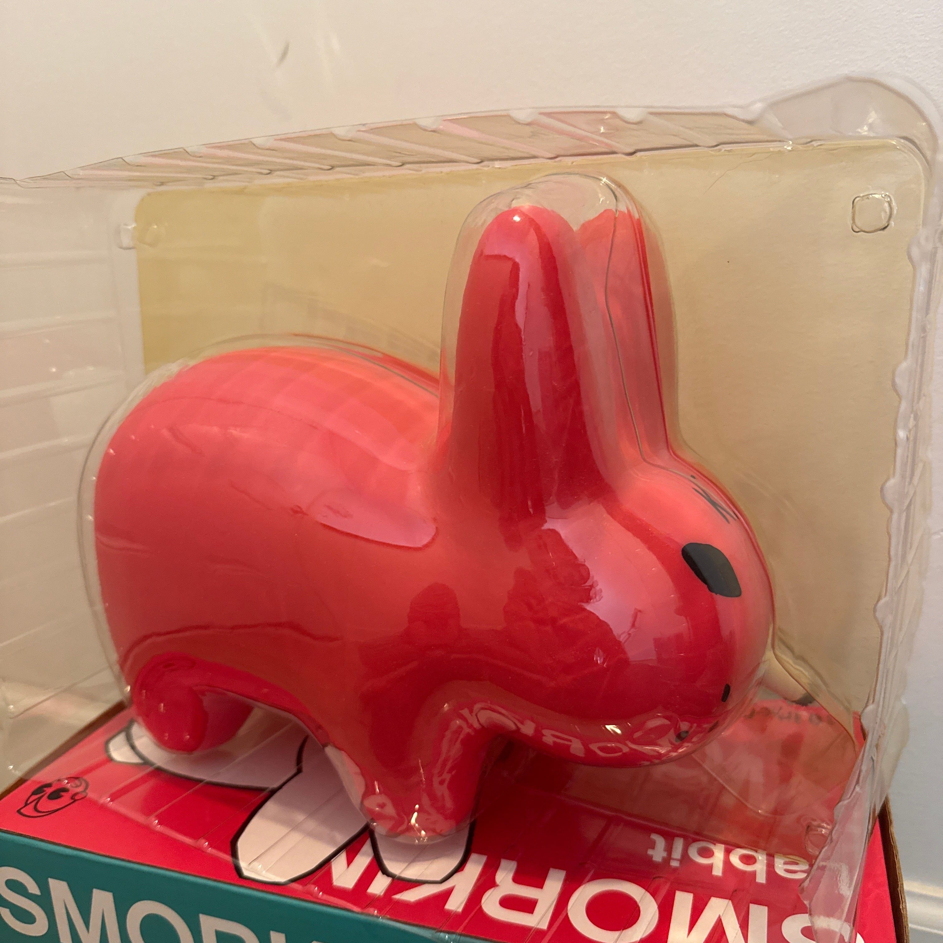 NECA Kidrobot Frank Kozik Red Labbit 10" Vinyl Figure (2008) Kawaii Gifts 883975014346