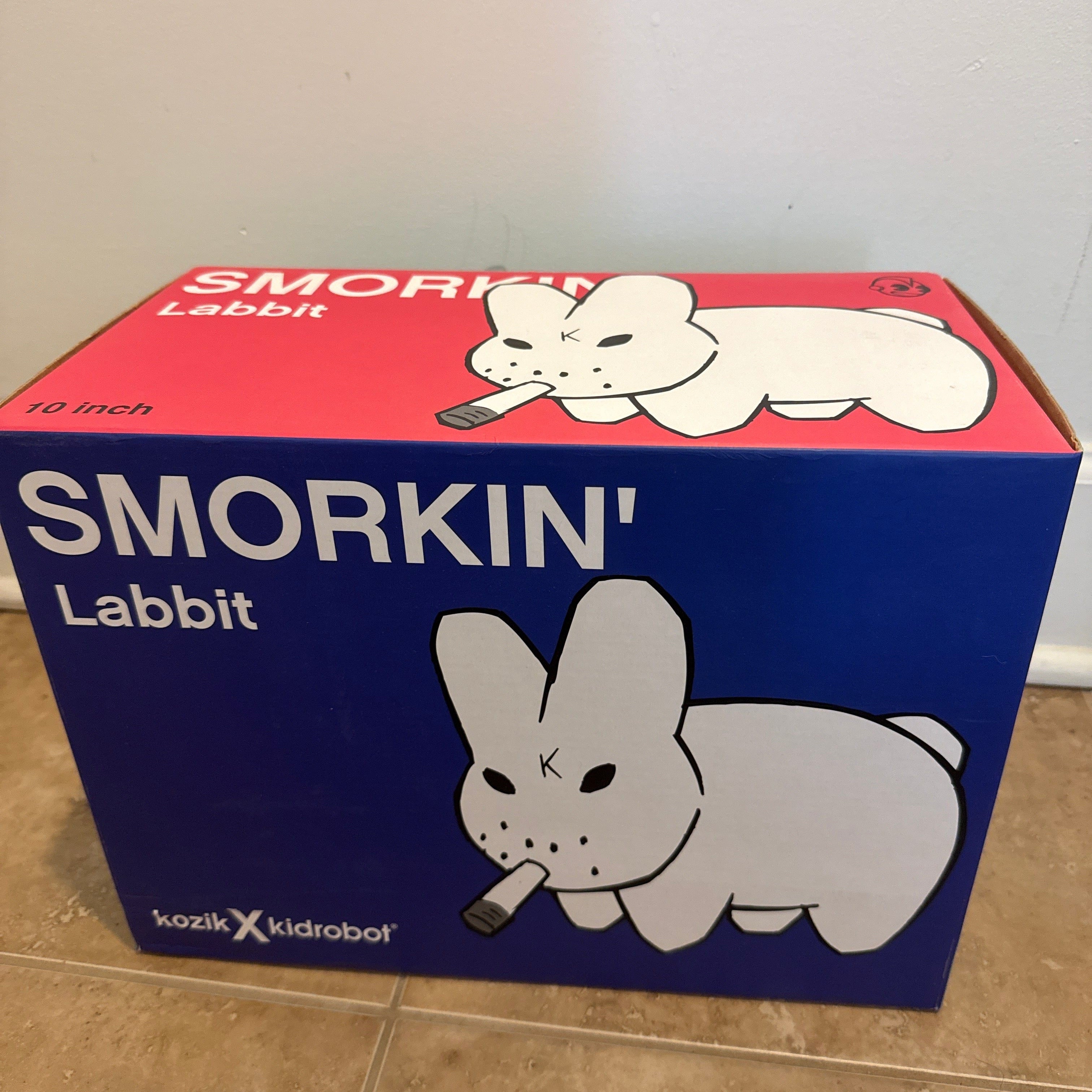 NECA Kidrobot Frank Kozik Red Labbit 10" Vinyl Figure (2008) Kawaii Gifts 883975014346