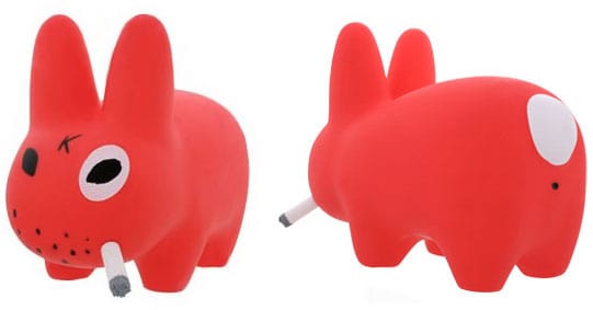 NECA Kidrobot Frank Kozik Red Labbit 10" Vinyl Figure (2008) Kawaii Gifts 883975014346