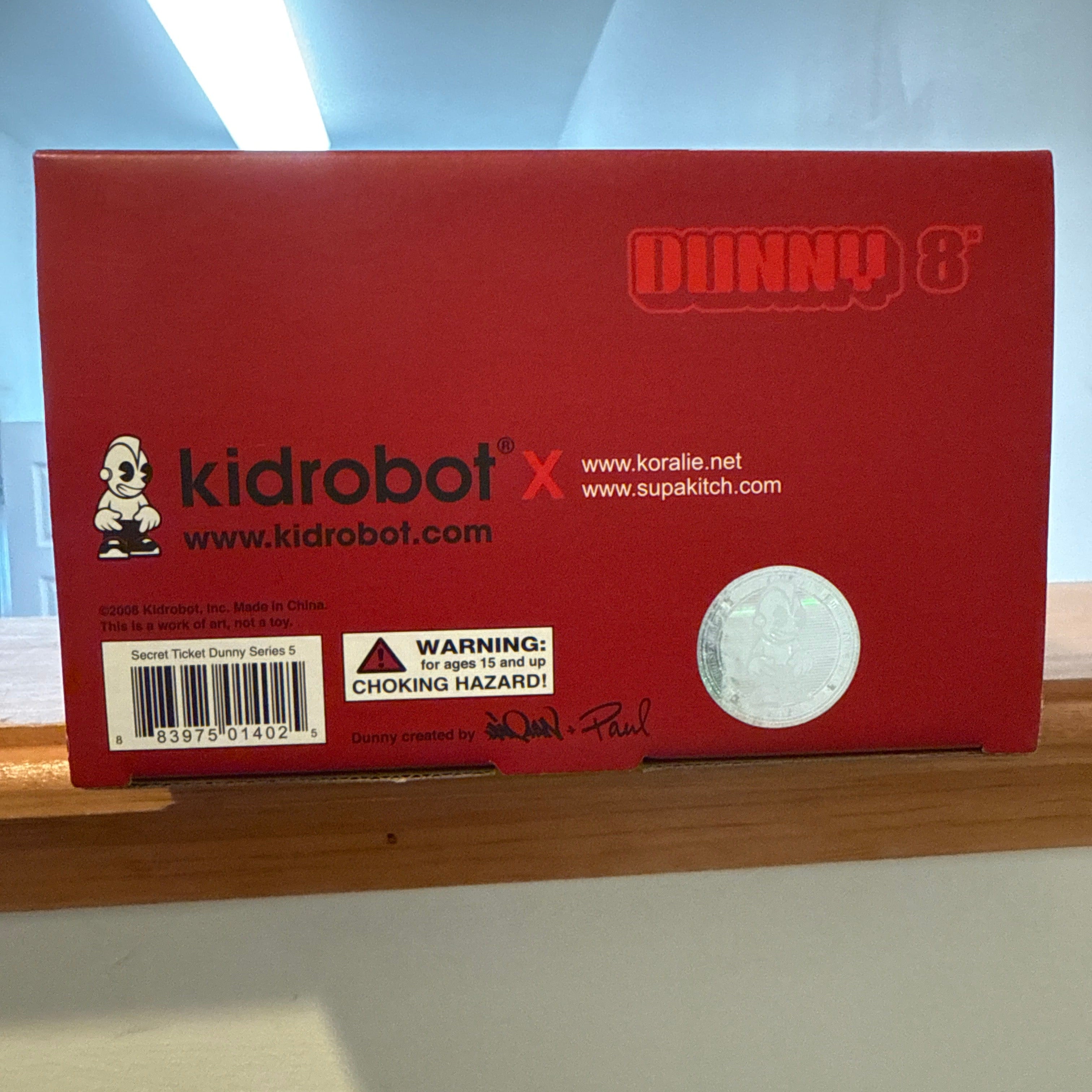 NECA Koralie & Supakitch 8" Dunny Secret Ticket Dunny Series 5 (2008) Kawaii Gifts 883975014025