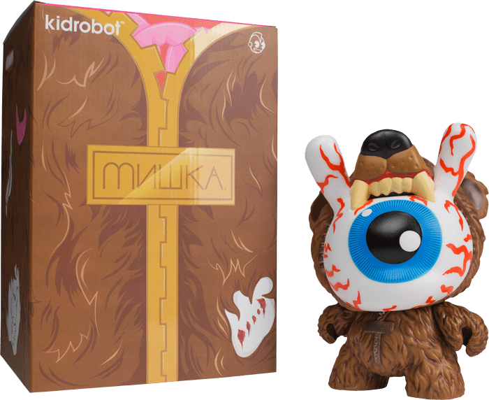NECA Mishka Brown Kodiak Edition Keep Watch Dunny 8" Figure (2014) Kawaii Gifts 883975137892