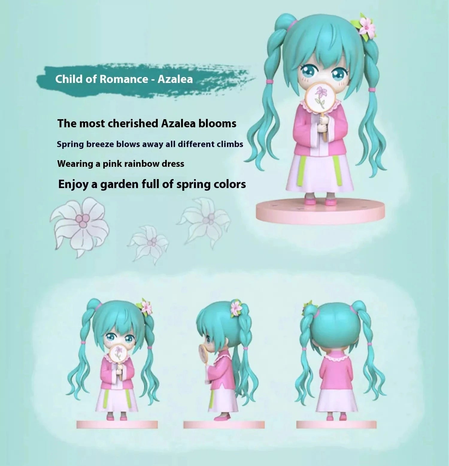 New Jorry Hatsune Miku Qu Yunshang 4" Surprise Figure Blind Box Kawaii Gifts 6943257129183