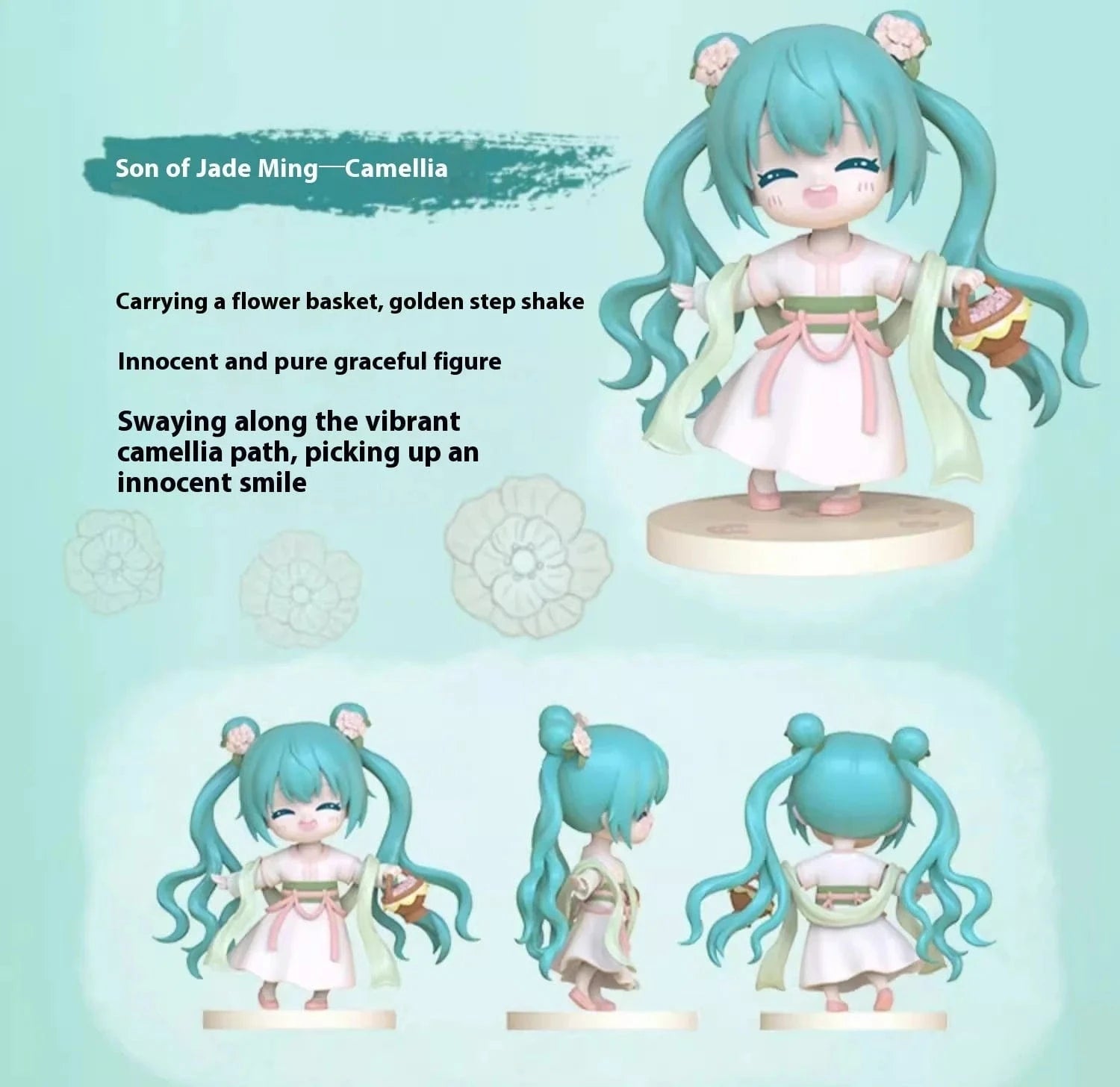 New Jorry Hatsune Miku Qu Yunshang 4" Surprise Figure Blind Box Kawaii Gifts 6943257129183