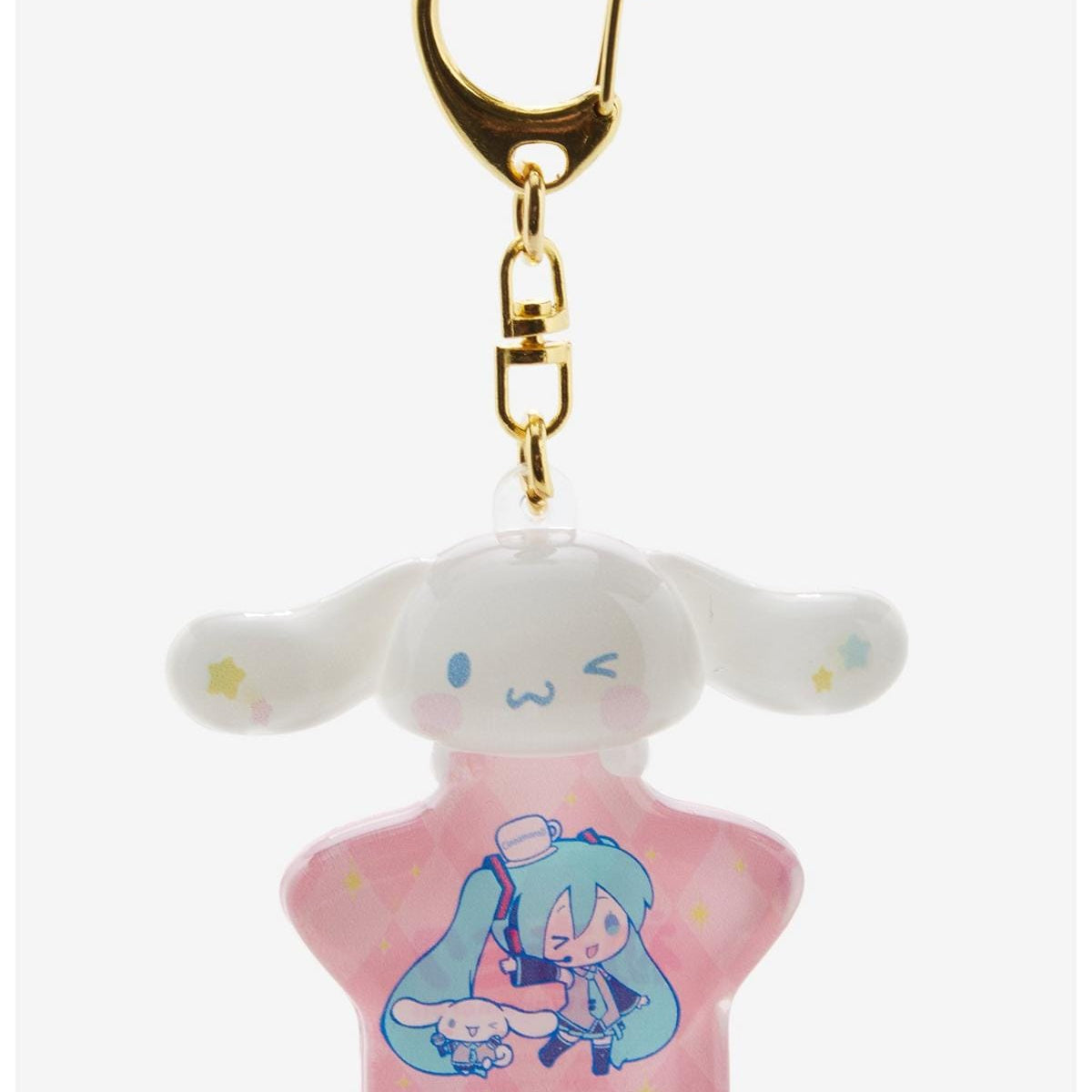 New Jorry Hatsune Miku X Cinnamoroll Shooting Star Meteor Surprise Keychain Kawaii Gifts