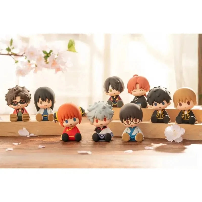 New Jorry Potepotte-R Gintama Soft PVC 3" Sitting Figure Blind Box Kawaii Gifts