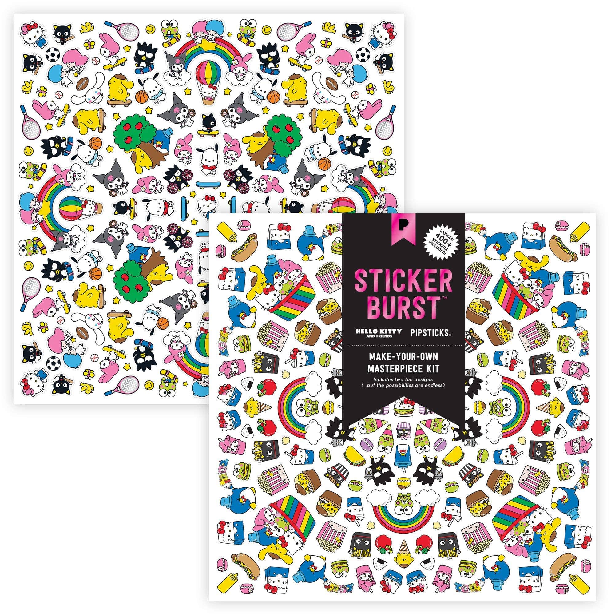 Pipsticks Hello Kitty And Friends Sweet Sports Sticker Burst Stickers Kawaii Gifts