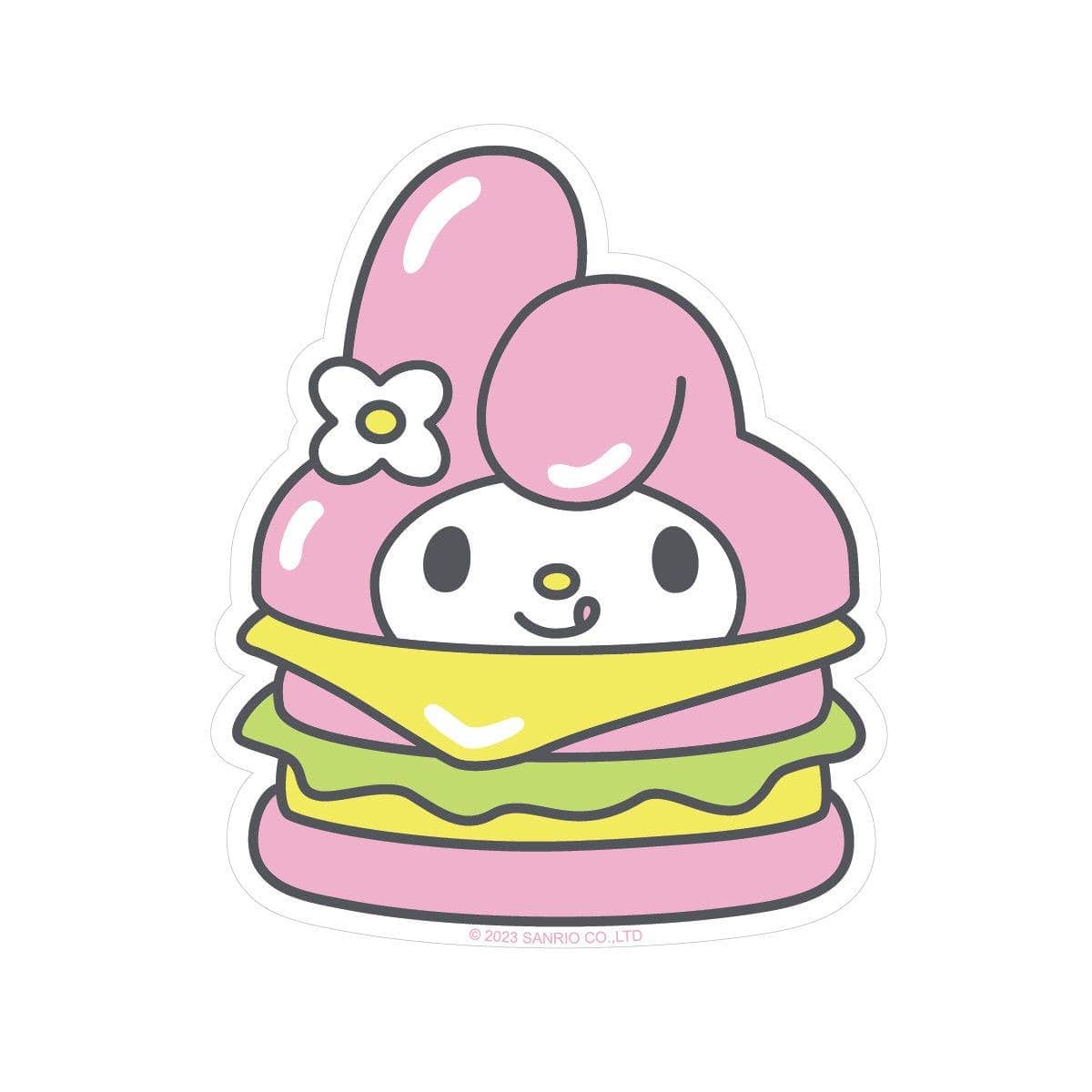 Pipsticks My Melody Burger Vinyl Sticker Kawaii Gifts