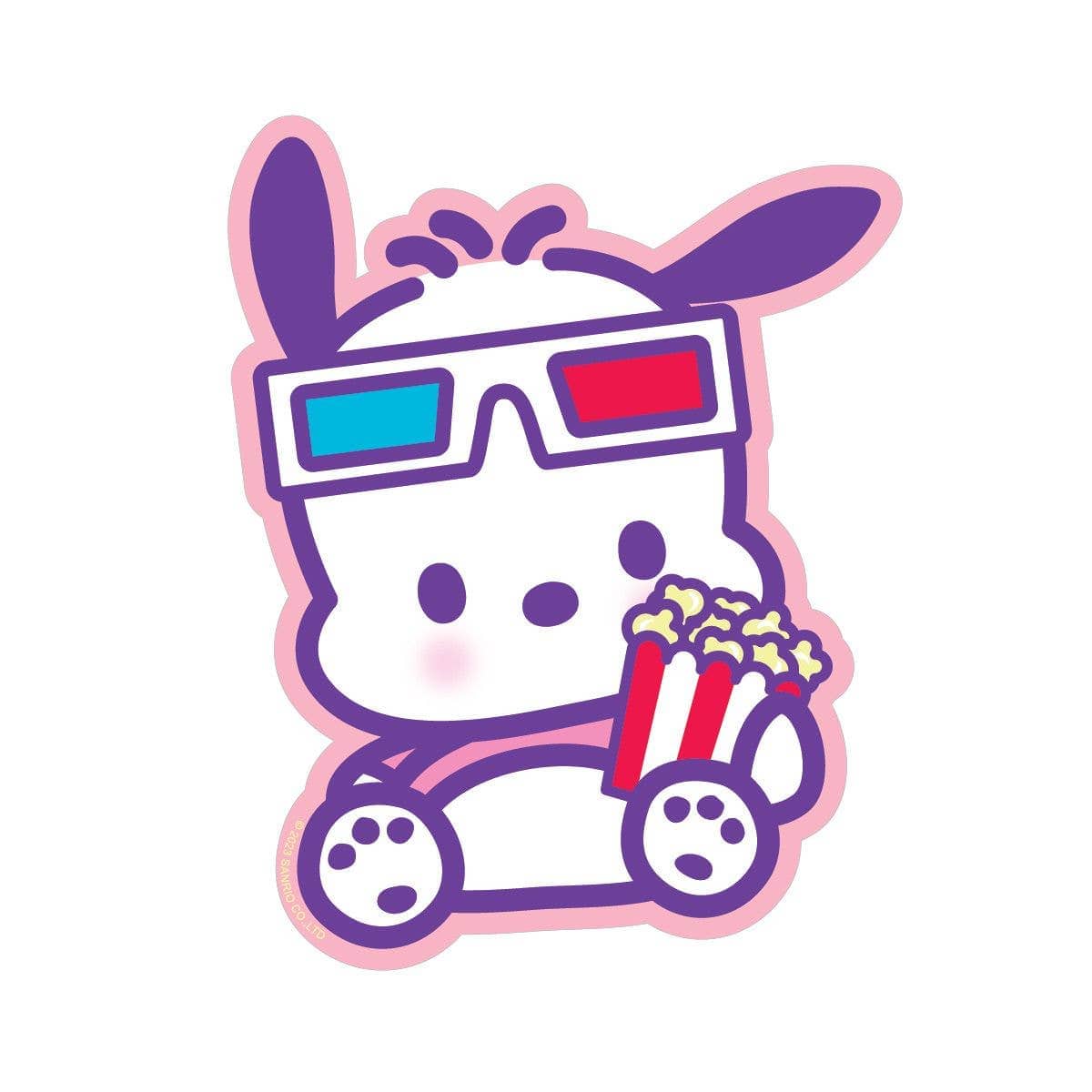 Pipsticks Pochacco Loves Movies Vinyl Sticker Kawaii Gifts 852406958320