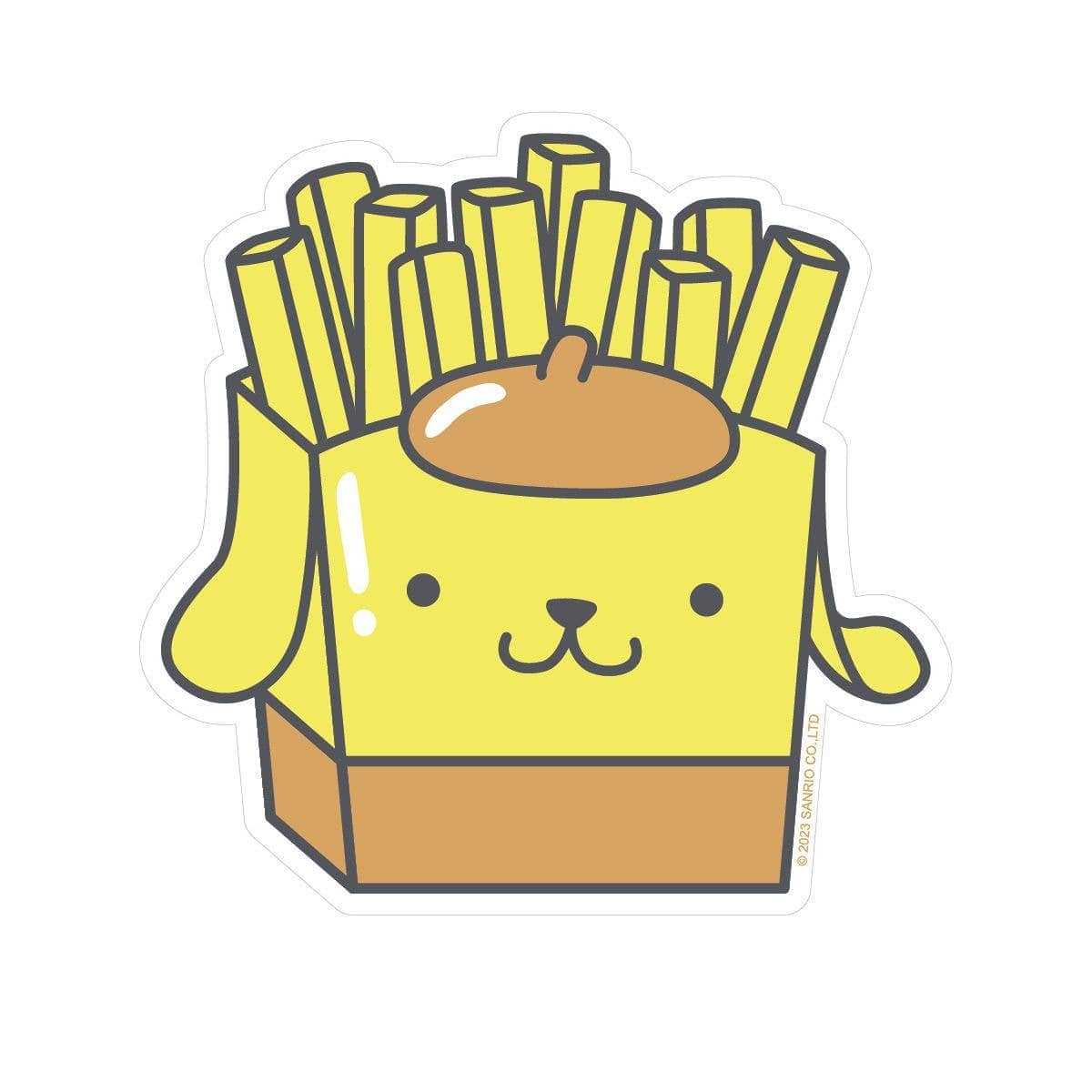 Pipsticks Pompompurin Fries Vinyl Sticker Kawaii Gifts 852406958351