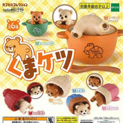 Pop Cutie California Epoch Japan Kuma Ketsu Bears Mini Figures Gashapon Kawaii Gifts 07350230