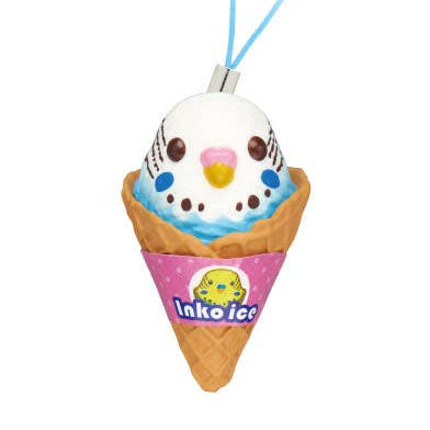 Pop Cutie California Kitan Club Parakeet Inko Ice Cream Cone With Accessory Straps Kawaii Gifts 07612374